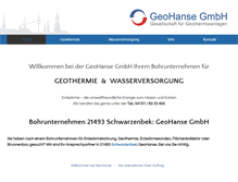 Tablet Screenshot of geohanse.com
